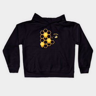 Honey bee freedom Kids Hoodie